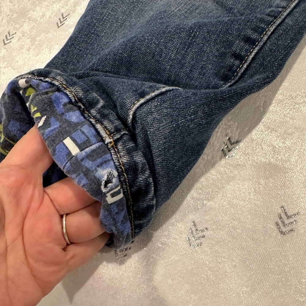 Size 6 boys lined used old navy jeans - Picture 4 of 4